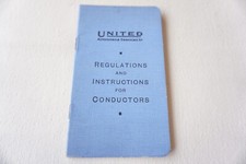 1935 United Automobile Services Limited Bus Conductors Rule Book 