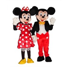 Mickey or Minnie Mascot Costume HIRE with Delivery Anywhere in the UK