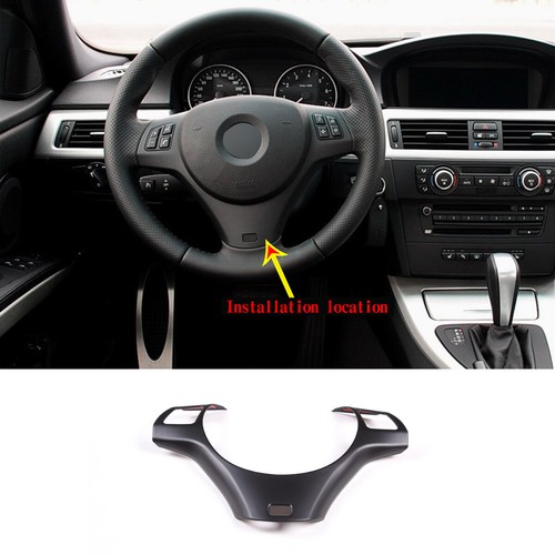 Matte black steering wheel - matte,