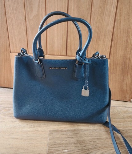 Navy michael kors handbag - handbag,