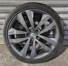 SKODA FABIA MK2 5J 2010-2014 Alloy Wheel & Tyre Single 215/40/17