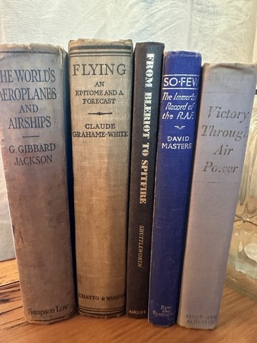 Vintage aviation raf books - 5,