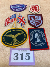 vintage mixed sew on patches