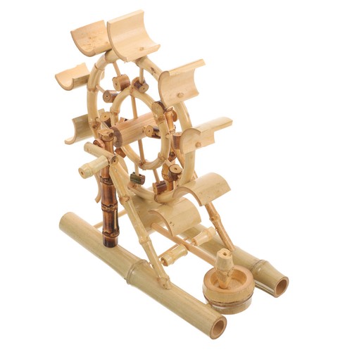 Bamboo decoration water wheel - decoration,