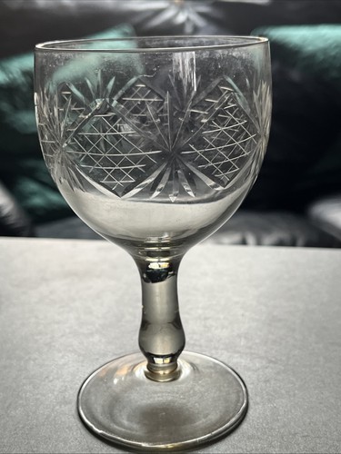 Vintage etched glass - vintage,