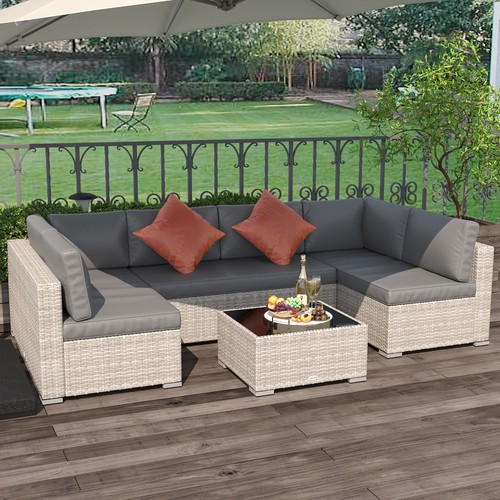 Pieces patio rattan wicker - 4,
