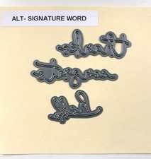Altenew Signature Word dies