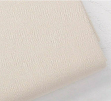 Embroidery Fabric Cotton Linen Sewing Cloth Fabric Sewing beige DIY 30*30 cm