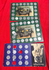 Shell Coins-  Historic Cars & Man In Flight.