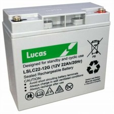 Lucas 12V 22AH Battery Castel