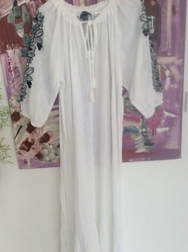 Primark white cotton - cotton, kaftan