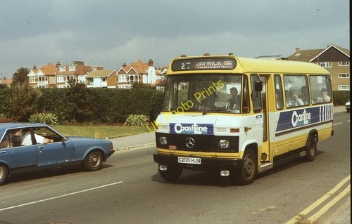 35mm slide bus eastern - bus,