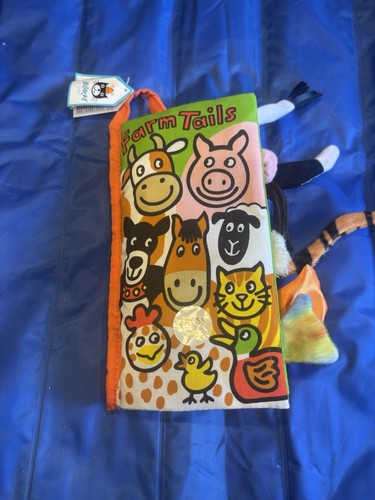 Jellycat farm tales soft book - farm,