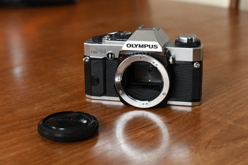 Olympus silver 35mm - silver, om-20