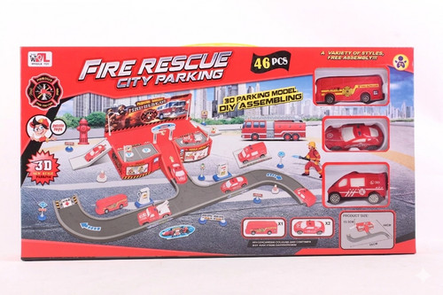 Fire rescue city parking - fire,