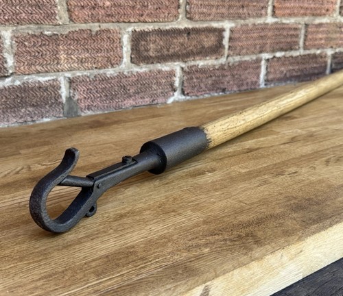 Antique long bull leader - antique, 1.3m