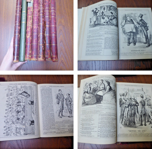 Volumes antique victorian - x7,