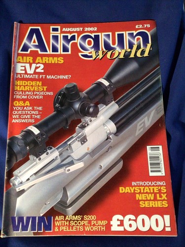 Airgun world aug 2002 - airgun, air