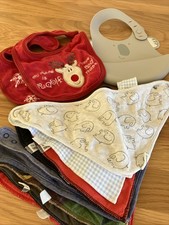 Bundle Of Bibs dribble Xmas Silicone Bib