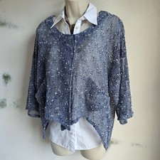 Neslay Paris Blue Open Knit