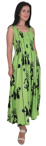 Ikat ladies long summer - ikat,