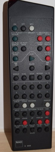 Nad c660 remote control - nad,