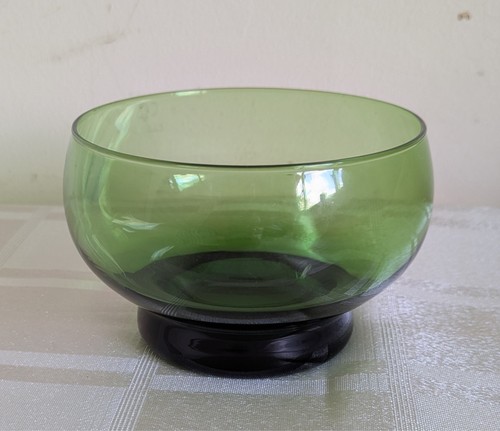 Small green glass - green, bowl