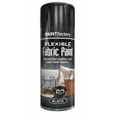 Black flexible fabric spray - fabric,