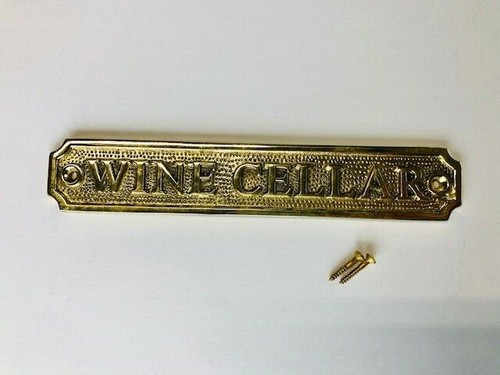 Wine cellar door - cellar, sign