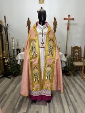 ROSE COPE VESTMENT CHASUBLE