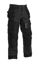 Blaklader mens Black loose fit heavy duty work trousers 1500 1380