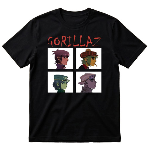 Gorillaz band graphic - gorillaz,