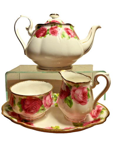 Old english rose bone - rose,