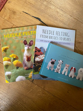 3 Needle Felting Books As New