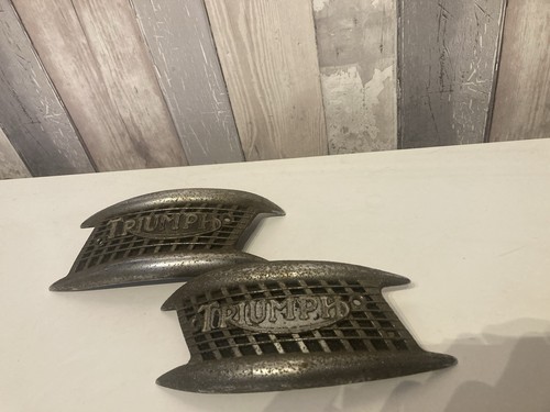 Rare pair triumph motorcycle - pair,