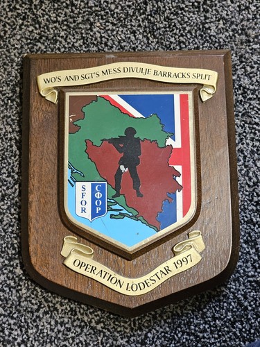 British army bosnia - army, mess