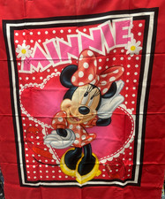 Minnie mouse fabric panel