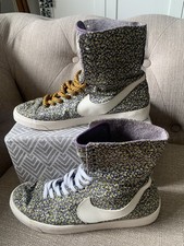 Nike Blazer High Roll Boots Liberty Purple Floral Print Women's UK 6 540856-500