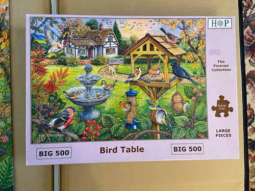House puzzles bird table - of,