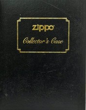 ZIPPO LIGHTER COLLECTORS CASE HOLDS 12 WHICH ARE NOT INCLUDED USED
