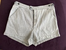 nike agassi denim shorts Grey