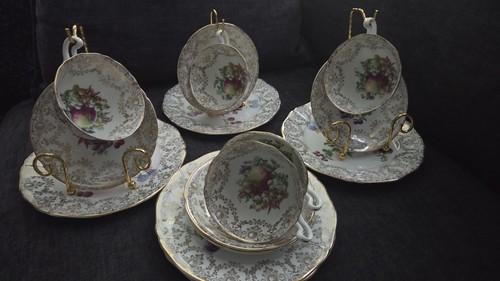 Set five tea cup - set, trios