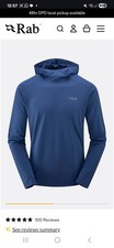 Rab Force Blue Hoodie Size S