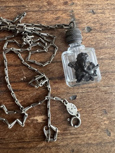 Lvp perfume bottle necklace - lvp,