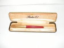 Parker 61 in original box Burgandy Rolled gold cap. Spares or repairs