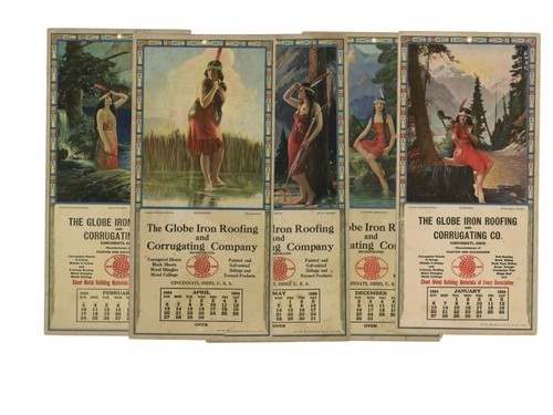 1924 globe iron roofing indian - 1924,