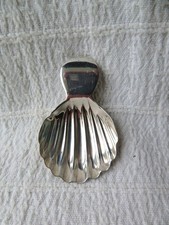 ANTIQUE, GEORGE III, SILVER CADDY SPOON, LONDON 1796, IB, 9gs