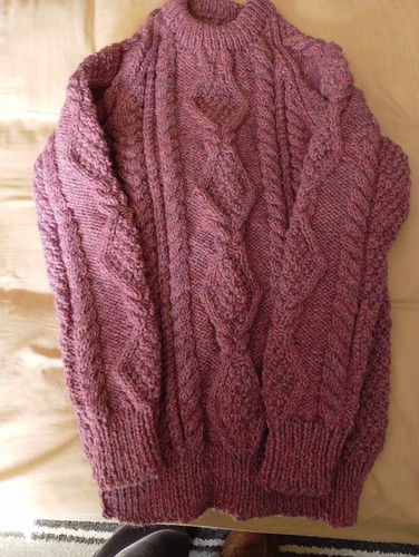 Hand knitted aran kids - kids, jumper