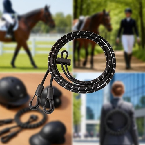 Horse rein compact sturdy - sturdy, for