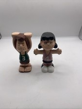 Vintage Snoopy Peanuts Gym Set Peppermint Patty & Lucy Figures Feature Syndicate